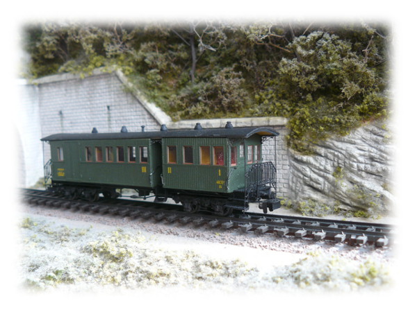 Voiture Réseau Breton à bogies