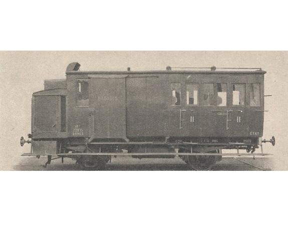 Kit Autorail SOMUA ZZef 23902 à 11 ETAT