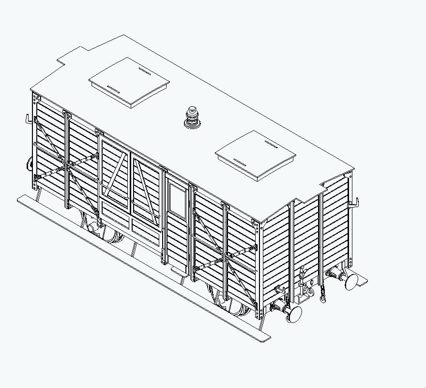Kit wagon écurie OUEST G 301 à 330 de 1904