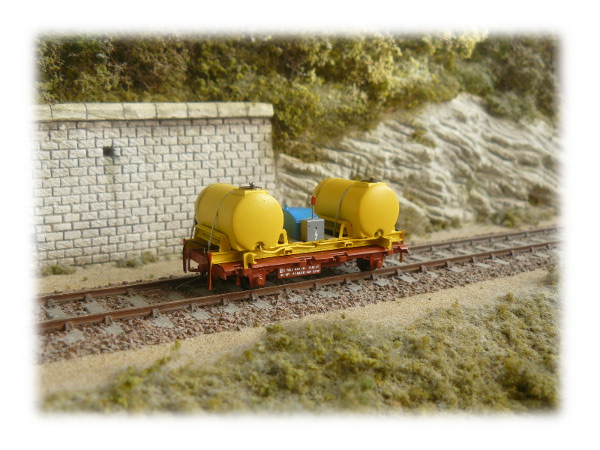 Wagonnet nettoyeur de rails accompagnement des draisines