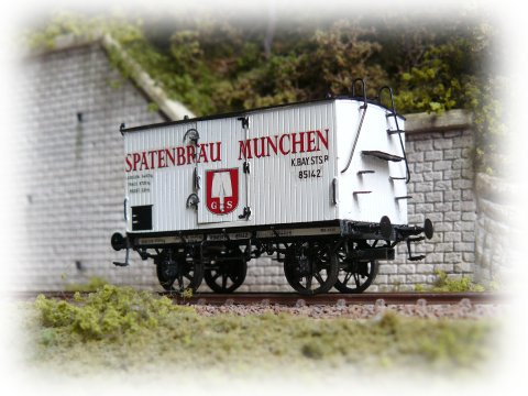 Wagon à bière sans frein SpatenBrau empattement court