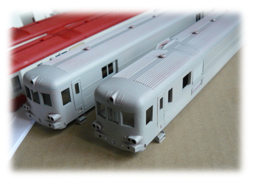 Transformation EAD Jouef en Rame Automotrice Postale