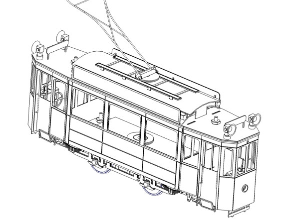 Kit Motrice Tramway de Nantes n°144