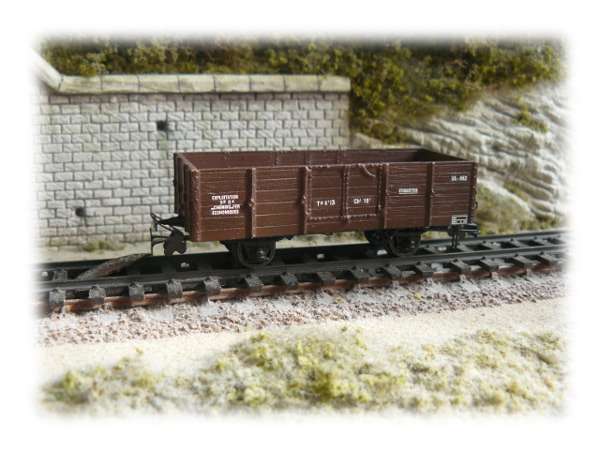 Wagon tombereau non freiné du RB