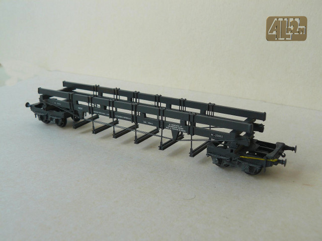 Wagon à charpente amovible OUEST monté